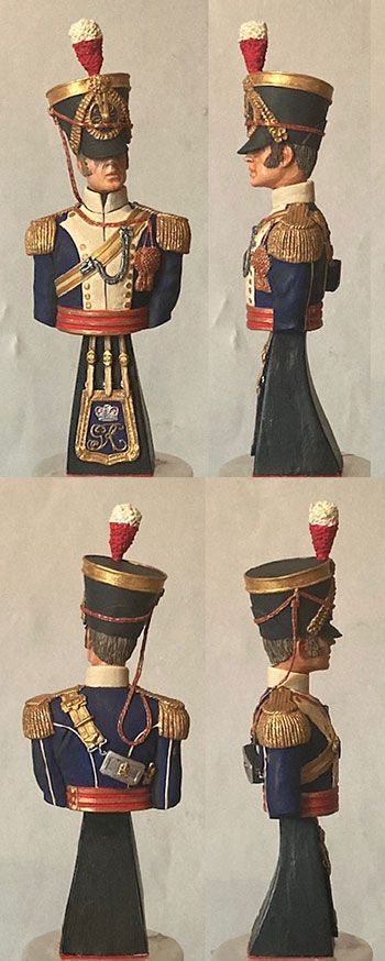 150mm Officer of the 13th Light Dragoons 1812 